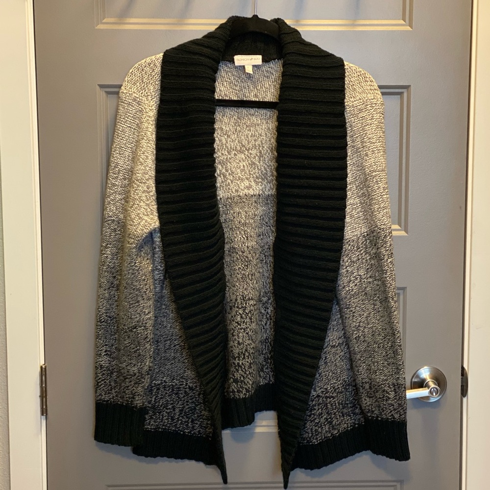 Grey Ombré Cardigan